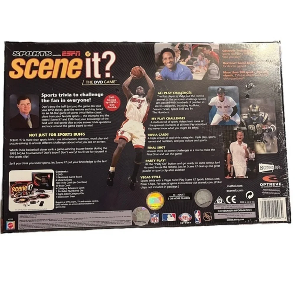 NEW Factory Sealed Scene it? ESPN Sports -‎ Sports Trivia Game - The DVD Game